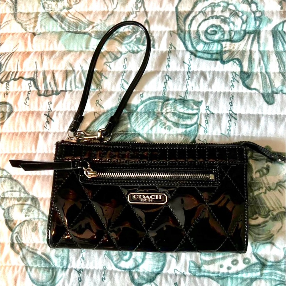 Quilted Coach Wristlet - Like New